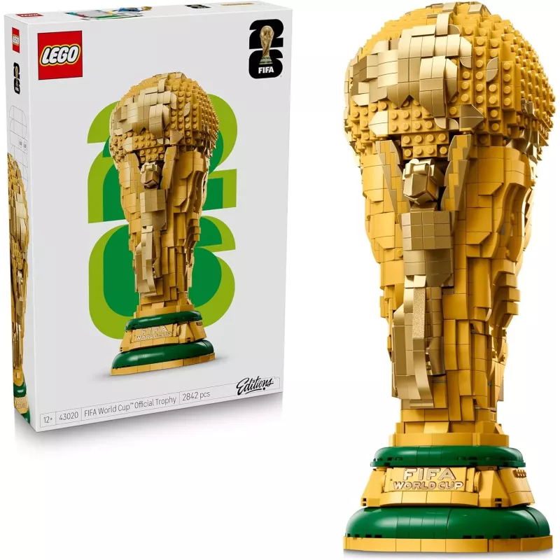 Boite de collection officielle du set LEGO 43020 trophée de la coupe du monde Fifa neuf sous scelle