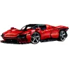 Replique a l echelle un huitieme de la voiture de sport Ferrari Daytona SP3 en briques LEGO Technic