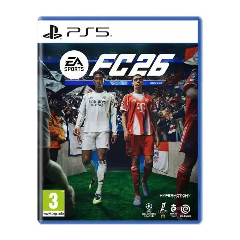 Jaquette officielle du jeu EA Sports FC 26 sur PS5 neuf sous blister officiel Electronic Arts