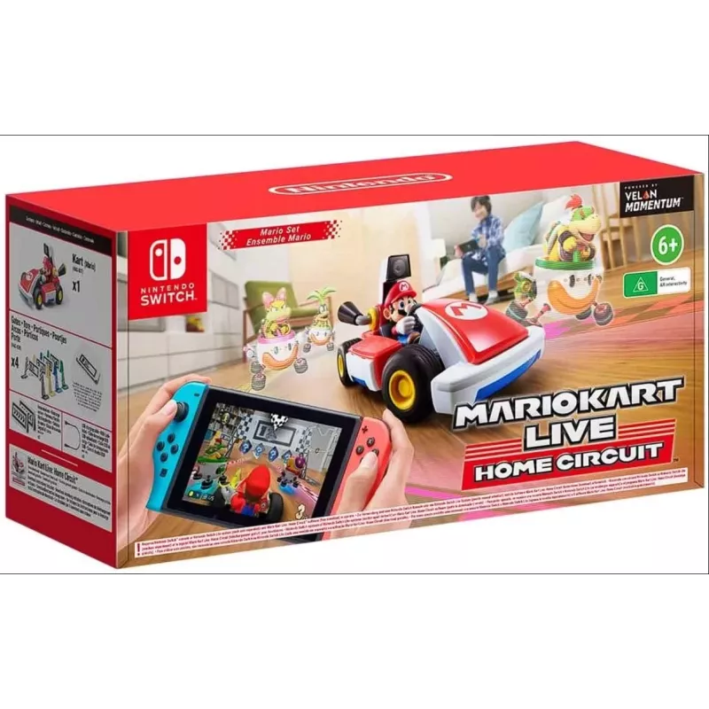 Boite officielle du pack Mario Kart Live Home Circuit Luigi Edition pour Nintendo Switch neuf