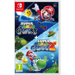 Boitier officiel du jeu Nintendo Switch incluant Super Mario Galaxy neuf sous blister