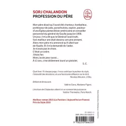 Roman : Profession du père de Sorj Chalandon, Neuf