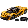 Zoom sur la plaque d exposition et le code unique sous le capot de la McLaren P1 LEGO