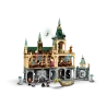 Vue interieure des salles du chateau de Poudlard incluant la Grande Salle et le bureau de Dumbledore LEGO