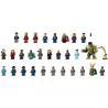 Liste complète des 31 figurines LEGO Marvel incluant Iron Man Captain America et Ultron