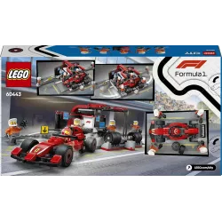 Verso de la boite LEGO City 60443 montrant les outils de maintenance et le code barre EAN