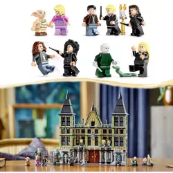 Figurines LEGO exclusives de Lucius Malefoy Narcissa Bellatrix Lestrange et Dobby