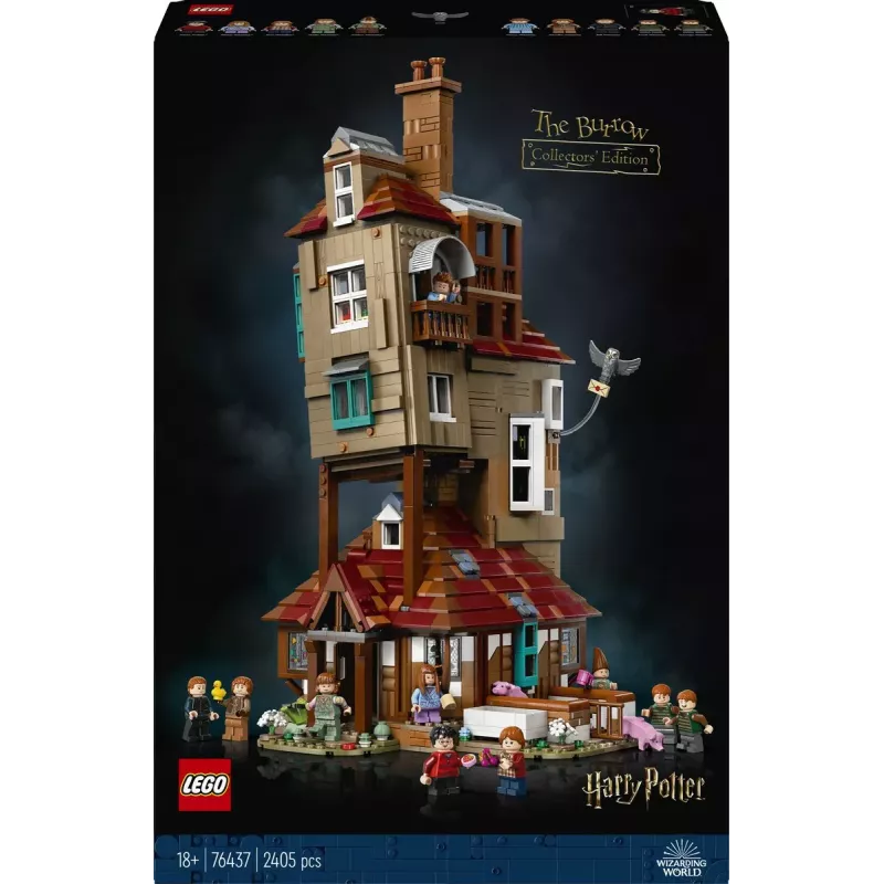 Boite officielle du set LEGO Harry Potter 76437 Le Terrier edition collector pour adulte neuf scelle