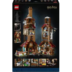 Verso du packaging LEGO 76437 illustrant les dimensions de 46 cm de haut et le code barre EAN