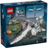 Verso du packaging LEGO 76427 illustrant les mouvements de l animal et le code barre EAN