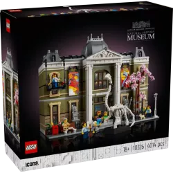 Boite officielle du set geant LEGO Icons 10326 Le Museum d Histoire naturelle Modular neuf scelle