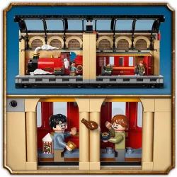 Chariot a bagages avec la chouette Hedwige et accessoires magiques dans le set LEGO 76450