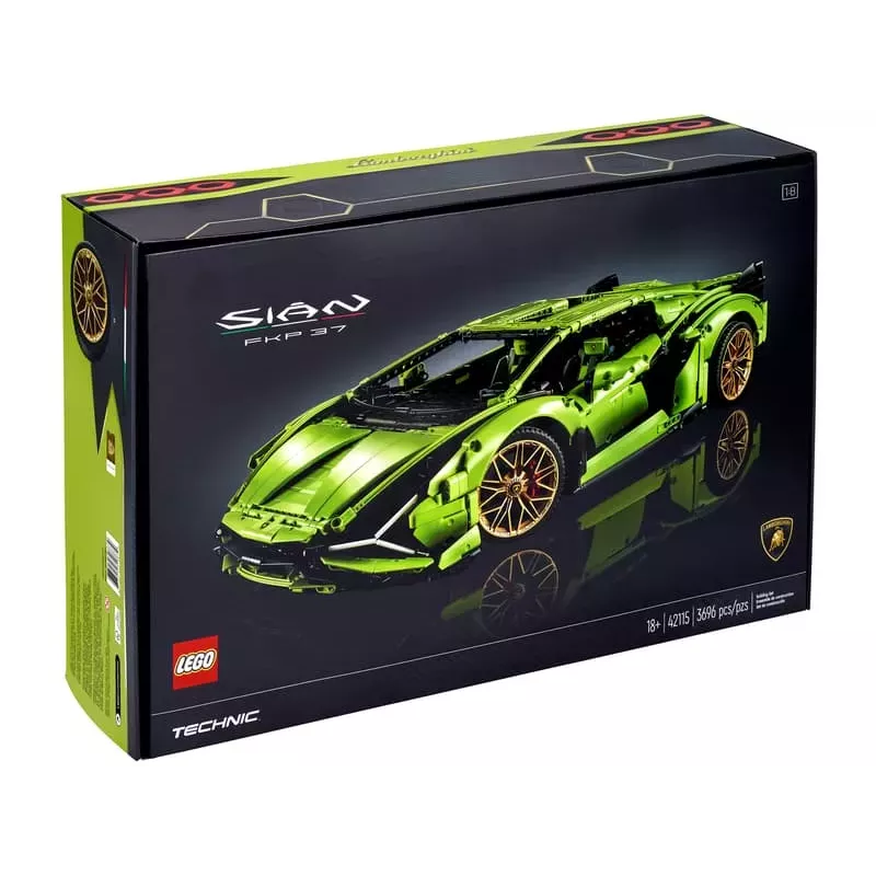 Voiture de sport LEGO Technic 42115 Lamborghini Sian FKP 37 echelle 1 8 neuve en boite scellee