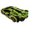 Supercar LEGO Lamborghini Sian vert lime de profil