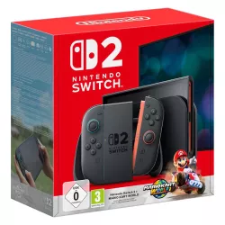 Boîte officielle du pack d'origine de la console Nintendo Switch 2 avec le jeu Mario Kart World