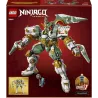 Verso de la boite LEGO NINJAGO 71860 illustrant la taille du robot et le code barre EAN 5702017815931