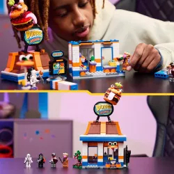 Minifigures LEGO Fortnite avec pioches et potions de bouclier incluses dans le set 77076