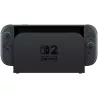 Vue de face de la console Nintendo Switch 2 installée dans son dock de salon pour le branchement sur téléviseur