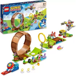 Boite officielle du set LEGO Sonic 76994 Sonic et le defi du looping de Green Hill Zone neuf scelle