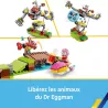 Figurines d Amy Rose avec marteau Piko Piko et petits animaux rescapes dans le set LEGO 76994
