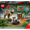 Verso de la boite LEGO Jurassic World 76975 illustrant le ponton destructible et le code barre EAN 5702017816227