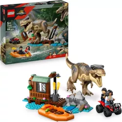 Boite officielle du set LEGO Jurassic World 76975 Le T rex et l evasion sur la riviere neuf scelle