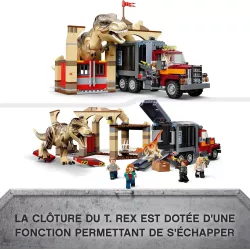 Figurines de Owen Grady Claire Dearing Soyona Santos et Rainn Delacourt du set LEGO 76948