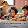 Figurines de Owen Grady Claire Dearing Soyona Santos et Rainn Delacourt du set LEGO 76948 Action