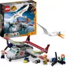Boite officielle du set retire LEGO Jurassic World 76947 L embuscade en avion du Quetzalcoatlus neuf scelle