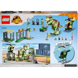Verso de la boite LEGO 76944 illustrant la construction facile pour enfants et le code barre EAN 5702016913507