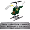 Helicoptere d intervention et buggy tout terrain avec figurine Owen Grady LEGO