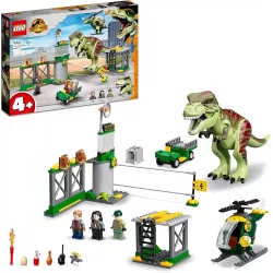 Boite officielle du set retire LEGO Jurassic World 76944 L evasion du T rex neuf scelle
