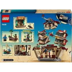 Verso de la boite LEGO One Piece 75638 illustrant les combats et le code barre EAN 5702018055892