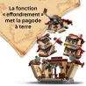 Minifigures LEGO de Monkey D Luffy Zoro trois sabres Nami et Arlong du set 75638