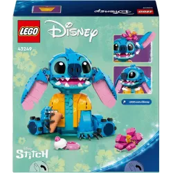 Verso de la boite LEGO Disney 43249 illustrant les articulations et le code barre EAN 5702017584904