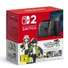 Artwork officiel du jeu Pokémon Legends Z-A sur Nintendo Switch 2 mettant en scène Zygarde devant la ville d'Illumis