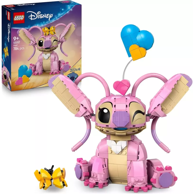 Boite officielle du set LEGO Disney 43257 Angel l Ange figurine rose a construire neuf scelle