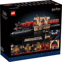Verso de la grande boite LEGO Harry Potter 76405 montrant les 118 cm de long et le code barre EAN 5702017153445