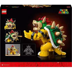 Verso de la boite LEGO Super Mario 71411 illustrant les commandes sous la carapace et le code barre EAN 5702017155302