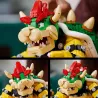 Maquette d exposition du Puissant Bowser LEGO 71411 posee sur un meuble en decoration gaming