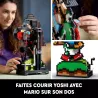 Mecanisme a manivelle pour faire courir Yoshi et deployer sa langue LEGO 71438