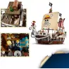Figure de proue en forme de tete de belier du Vogue Merry avec figurine de Luffy LEGO