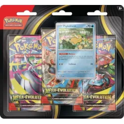 Pokémon JCC : Pack Blister 3 Boosters Méga-Évolution ME01 - Promo Psykokwak / Akwakwak (FR)