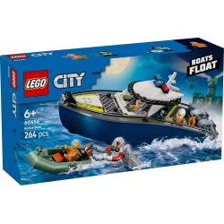 Verso de la boite LEGO City 60456 illustrant l arrestation et le code barre EAN 5702018029589