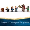 Figurine du chien Crockdur avec sa niche et le bebe dragon Norbert LEGO Harry Potter