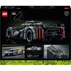 Feux en forme de griffes phosphorescents de la Peugeot 9X8 LEGO Technic brillant dans le noir
