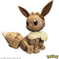 Figurine en briques MEGA d Evoli articulee avec collerette et queue touffue