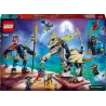 Verso de la boite LEGO Ninjago 71843 illustrant la mobilite articulaire et le code barre EAN 5702017814896