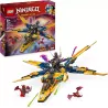 Boite officielle du set LEGO Ninjago 71833 Le super avion tempete de Ras et Arin neuf scelle
