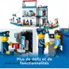 Figurines de policiers LEGO et cheval a l entrainement du set de police 60372